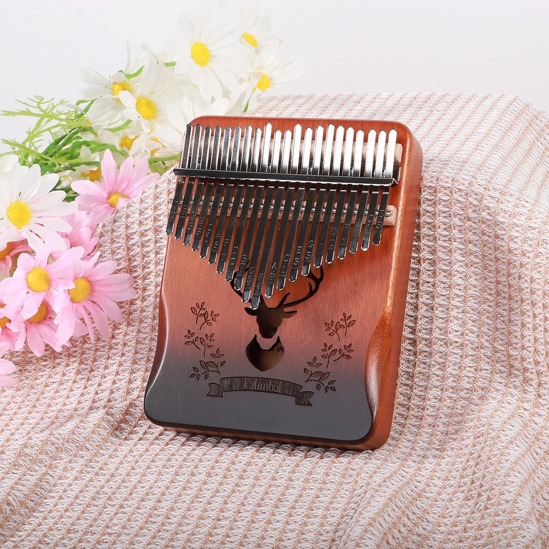 21-Key Kalimba Thumb Piano for Beginners – Portable Wood Finger