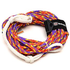 Wellington Marine Boat Tow Rope 88382 | 50 Foot 340LB 2 Rider