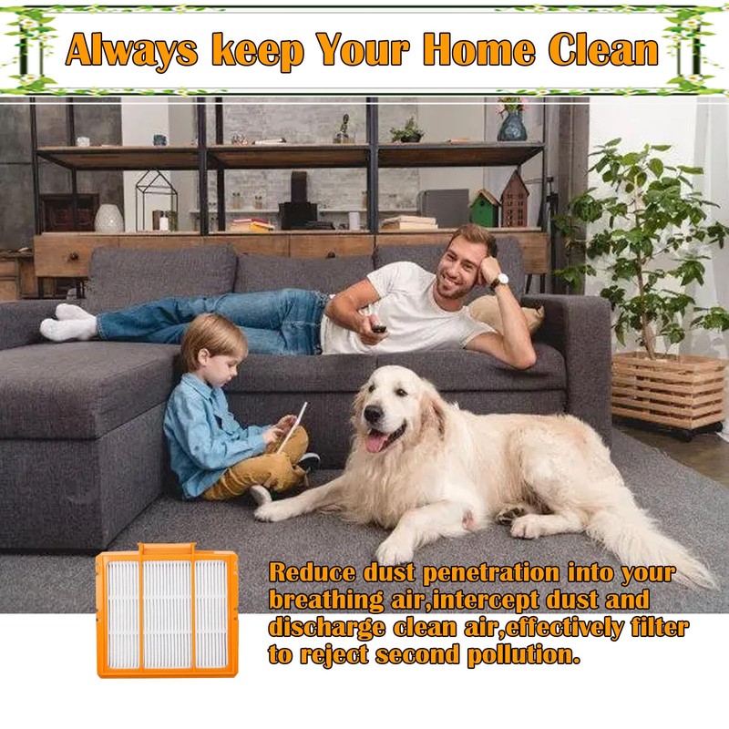 HEPA Filter Replacement for Shark AV2501AE, RV2502AE, AV2501S, AV2511AE, RV2610WA/RV2610WD/AV2810AE