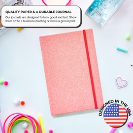 Moderne Cloth Paper Journal Salmon