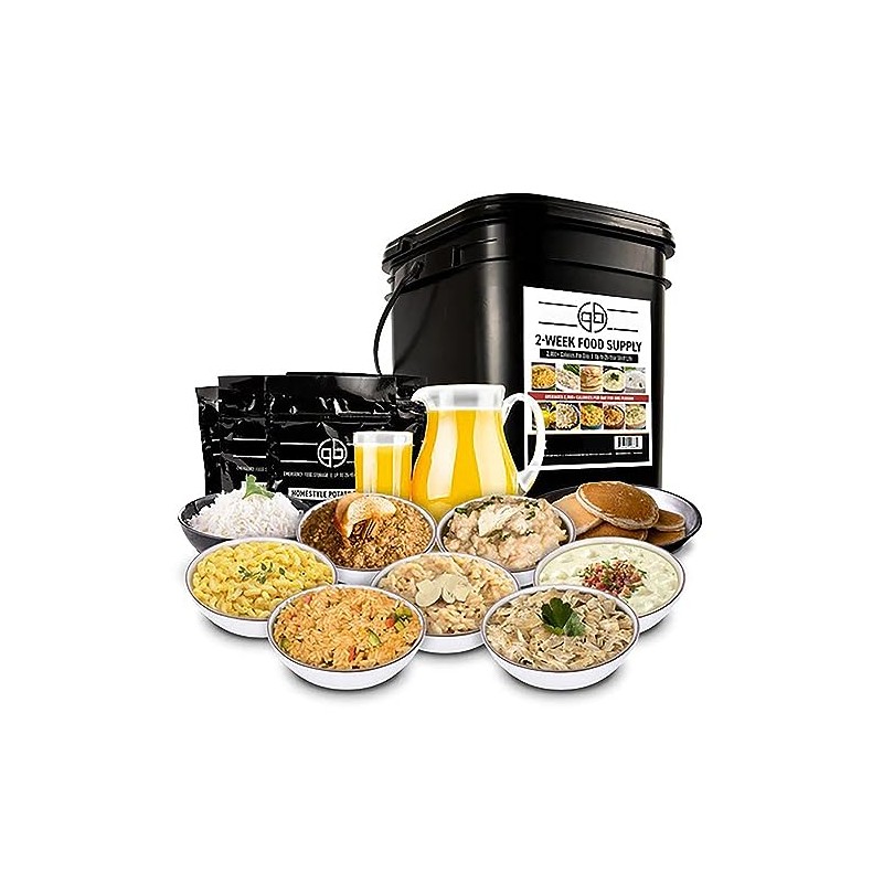 Patriot Pantry, 2-Week Emergency Food Supply – 118 Servings By