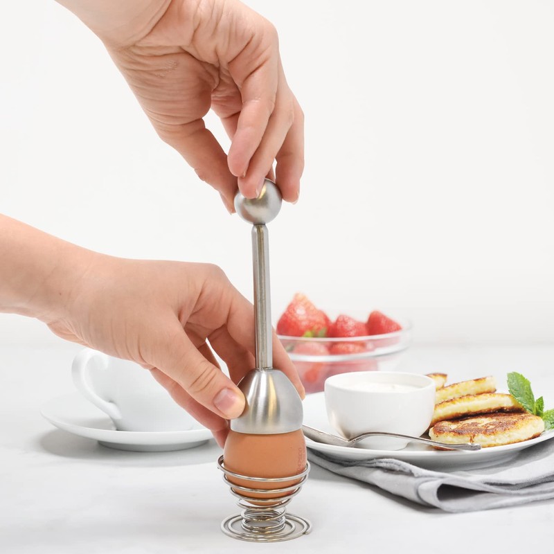 Joejis Egg Topper Stainless Steel Egg Cutter - with 2