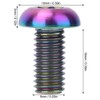 5pcs / Pack Titanium Alloy M5*12 Bicycle Water Bottle Cage