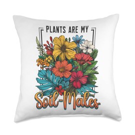 Ethnobotany Plants Soil-Mates Plant Genetics Ethnobotanist Throw Pillow