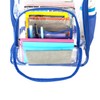 K-Cliffs Clear Backpack Heavy Duty See Through Student Bookbag Large