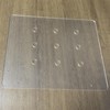 Colini 16 * 12''Transparent Acrylic Dog Hole Router Template Jig