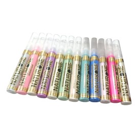Pack de 12 Delineadores Líquidos Naturone, Larga Duración y Acabado Mate en 12 Colores