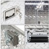 ANTUKO 20 Inch Heavy Duty Aluminum Tool Box Silver Replacement