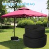 Sandbag for Umbrella Base Canopy Weight Bag 18.9" Round Sandbags