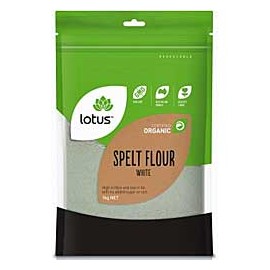 Lotus Organic Spelt Flour White 1kg