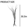 5 Pack Fake Branches Curly Willow Decorative Stems Brown