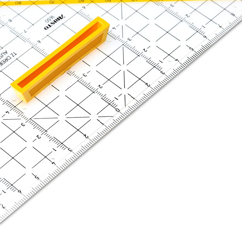 Aristo"TZ-Dreieck" Set Square Plexiglass 225 mm Transparent