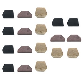 TUOREN 6 Sets of Violin Bow Accessories Include 6Pcs Plastic Violin Bow Plugs, 6Pcs Violin Bow Cork and 6Pcs Plastic Balanced Wedges for Violin or Viola Bow