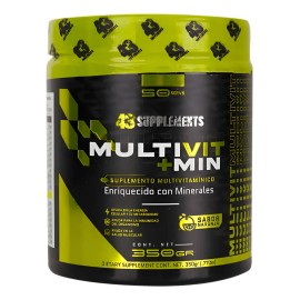 Suplemento Multivitamínico + Minerales 43 Supplements 350gr