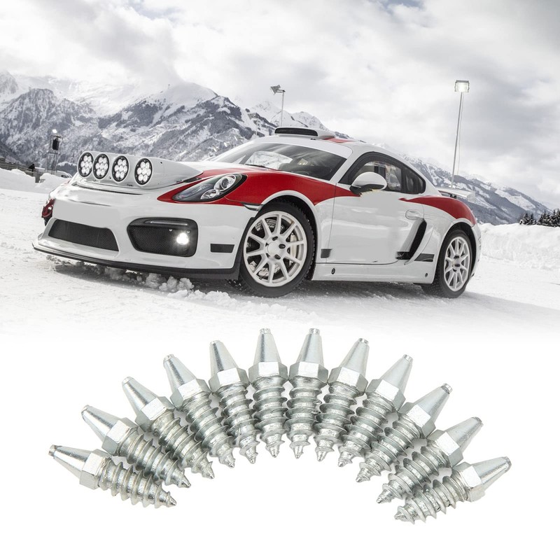 50 Pcs Snow Tire Spikes Wheel Tire Studs Anti-Slip Strong