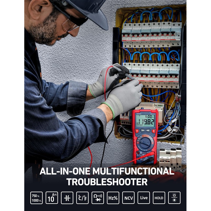 AstroAI Digital Multimeter Tester TRMS 20000 Counts with Higher Resolution