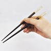 One Pair Couple Chopsticks Painted Chopsticks Paulownia Box Plum Ornament