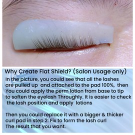 ICONSIAM Almohadillas Planas Coreanas Ultrafinas Para Levantamiento De Pestañas, Para Permanente N° 1, Suavizan Las Pestañas Almohadillas 100% Coreanas Sin Pegamento Protector De Pestañas Sin Pegamen