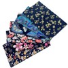 EDGEAM Pack of 6 Cotton Fabric Patchwork Fabrics Sewing Fabrics