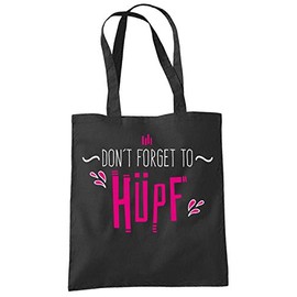 clothinx Dont forget to hüpf, black