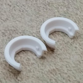 ULEIVA Replacement Clamping Bushing Pack of 2 White Compatible with Brötje 562454 Radiator Side Panel