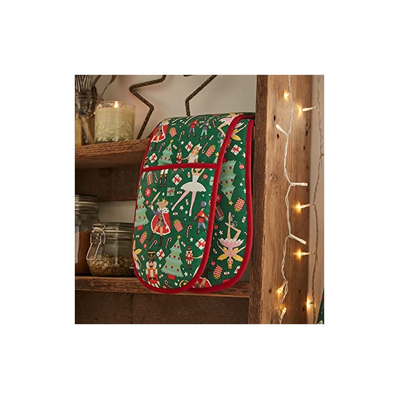Ulster Weavers Double Oven Glove - Nutcracker - Christmas (100%