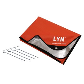 Thickening Complex:LYN Multilayer Heavy Duty Solar Emergency Survival Blanket-Orange,Reflective Mylar Waterproof Windproof Thermal,for Rescue,Car Camping,Hiking,Bushcraft,Snow&Pet
