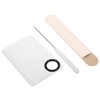 Outanaya 1Set Stainless Steel Makeup Mixing Spatula Multifunctional Pigment Mixing