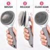 Self-Cleaning Pet Grooming Brush for Dogs & Cats – Stainless