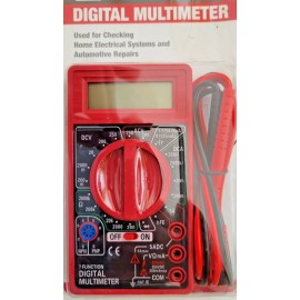 Cen-Tech 7 Function Digital Voltmeter Battery Tester Ohmmeter Ammeter Transistor OHM