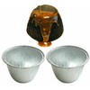 LGT Foil Pudding Cases Christmas Steak Kidney Suet Foils Recyclable