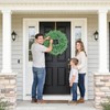 facdiwok 26'' Summer Wreath for Front Door, Farmhouse Wall Decor