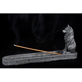 PTC 10 Inch Werewolf Gargoyle Resin Incense Burner Statue Figurine