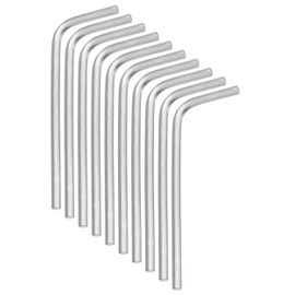 HARFINGTON 10pcs Hex Key Wrench 2mm Stainless Steel L-Shape Hexagon Metric Wrenches Repairing Tool for Home DIY Bike Motorcycle Repair