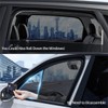 4PCS/Set Mesh Car Side Window Shades with Magnets,Block UV Protection