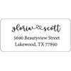 Atelier Elegance Custom Address Labels, Any Name, Any Address, Heart