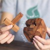 Hidden Passage: Wooden 3D Mechanical Puzzle for Adults – Brain