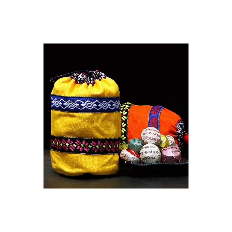 50pcs 10 Kinds Flavor Mini Tuo Cha Pu Er Tea
