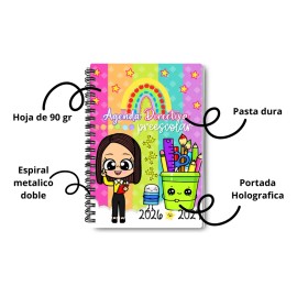 Agenda Escolar Docente Medio Oficio 90 Gr Mod-01