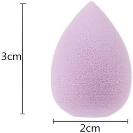6Pcs Purple Mini Makeup Sponge Small Beauty Sponge Blender Set for Foundation, Powder, Concealer Highlight, Eye Shadow Fashion Processing, Makeup Blenders and Sponges