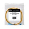 trueCABLE LC to SC OS2 Fiber Patch Cable, 2m (6.56ft),