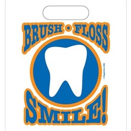 Brush Floss Smile Gift Bag, 25 pcs