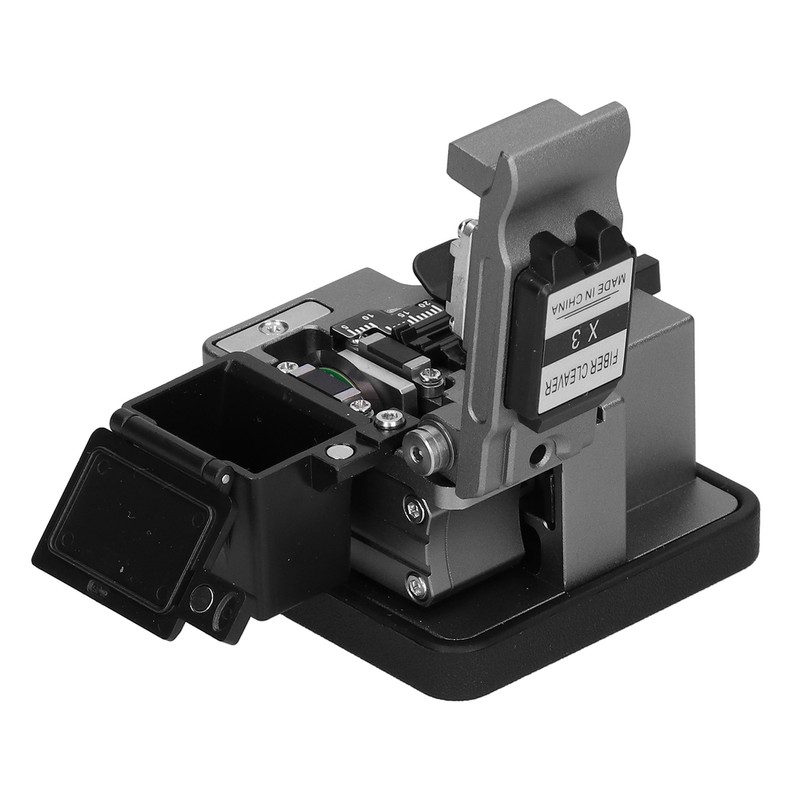 Fiber Cleaver High Accuracy Cable Cutter Tungsten Steel 24 Surface