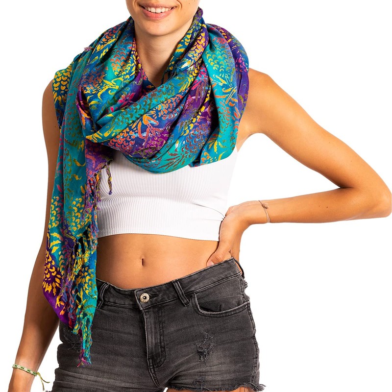 PANASIAM Sarong B704 ocean, L