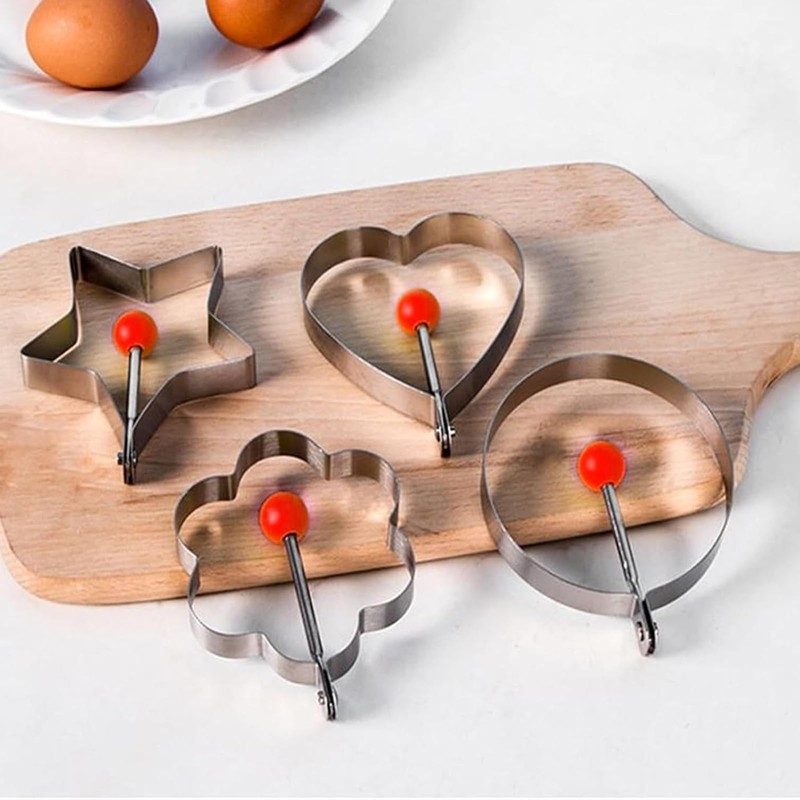 Pack of 7 Fried Egg Moulds, Fried Egg Moulds for