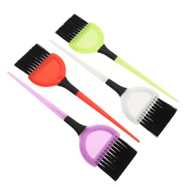Gatuida 4pcs Hair Dye Applicator Professional Hair Coloring Brushes with Slip Handles for Salon Home Use for Smooth Application and Styling Random Color