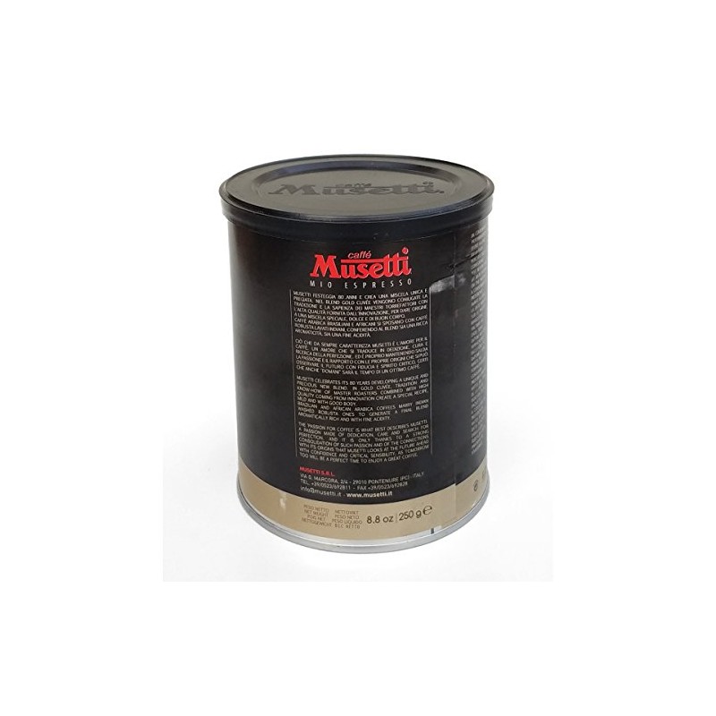 Musetti for De'Longhi MB250-GCT Coffee Beans Gold Cuvee Musetti Whole