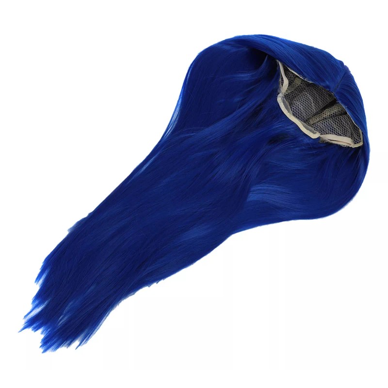 generic Pelucas Azules De Pelo Completo, Largas, Rectas, En La