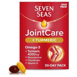 Seven Seas Cuidado Articular Cúrcuma Suplemento Articular omega 3 Cuidado Articular 120 Comprimidos