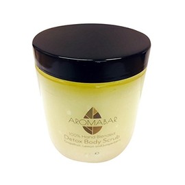 Detox Dead Sea Salt Hand & Body Scrub 400g with Grapefruit, Lemon & Juniperberry Essential Oils 100% Natural Packed with Minerals and nutrients for Men or Women